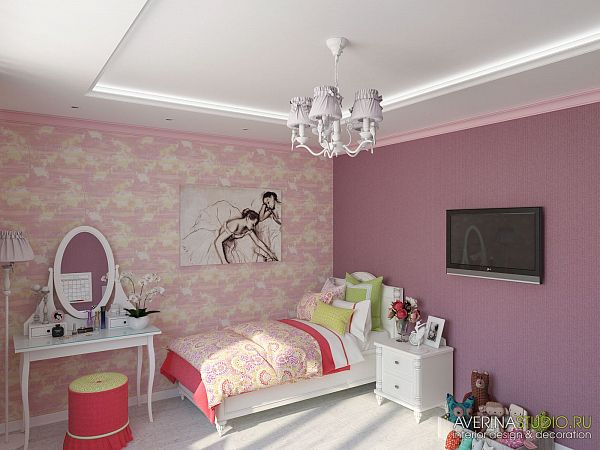 Спальня девочки дизайн интерьера фото