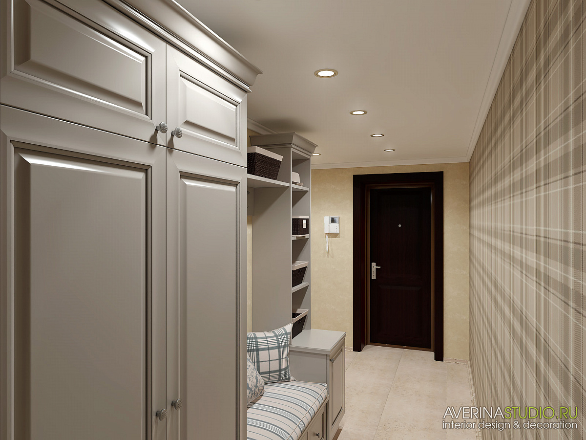 Прихожая. Цокольный этаж дизайн интерьера фото